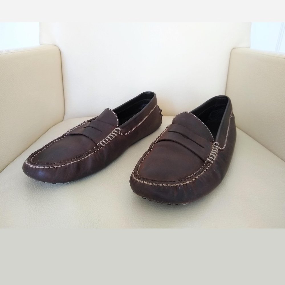 Tod's Brown Leather Loafers (10.5)